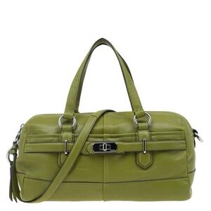 Green Chelsea Reese Satchel Bag